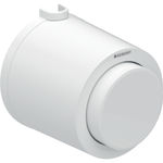 Pulsador a distancia Geberit serie 01. Neumático, para descarga simple, pulsador visto: Blanco alpino